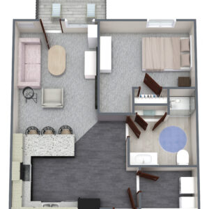 2nd Ave - Unit B - 1 bed 1 bath