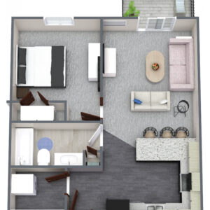 2nd Ave - Unit B1 - 1 bed 1 bath