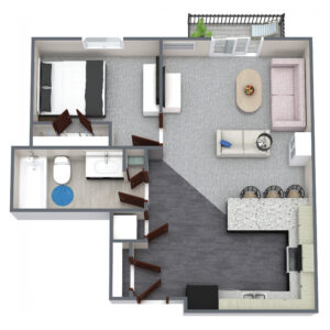 2nd Ave - Unit B2 - 1 bed 1 bath