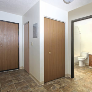 Entry & Bathroom