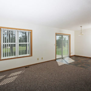 Living Room & Dining Area