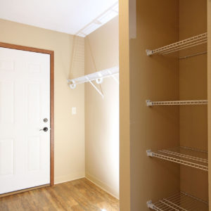Garage Entry & Storage