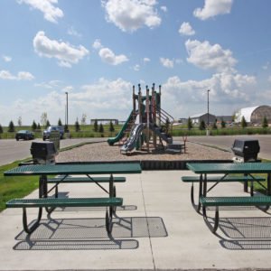 Playground, Patio & Grills