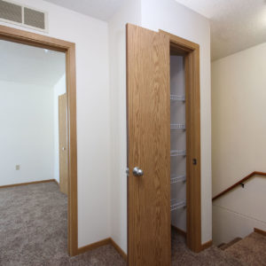 Hallway Closet & Stairway Down