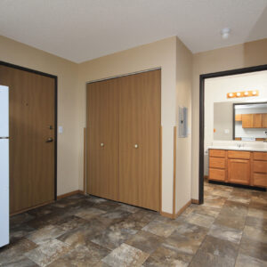 Entry, Closet & Bathroom