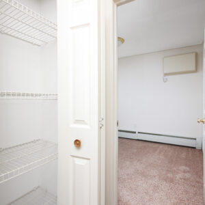 Hallway Storage & Bedroom One