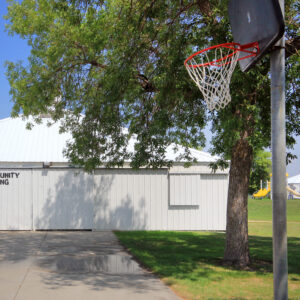 Community Building & Basketball Court