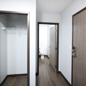Closet, Bathroom & Entry