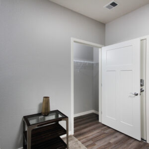 Staged Entry & Closet