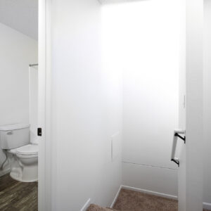 Upper Level Bathroom & Stairway