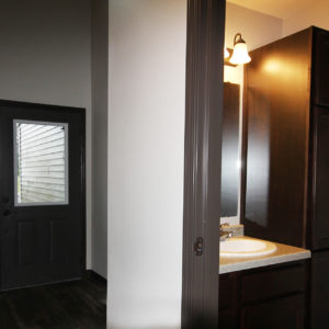 Entry & Bathroom