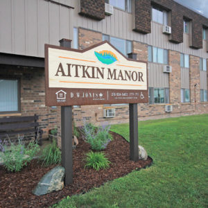 Aitkin Manor Sign