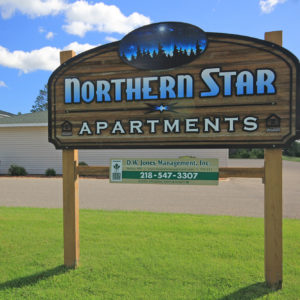 Northern Star Apartments Sign