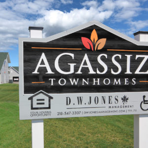 Agassiz Townhomes Sign