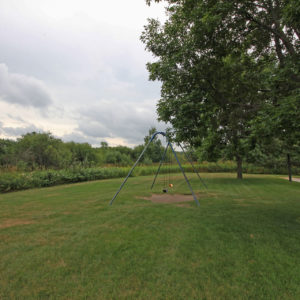 Swingset & Green Space