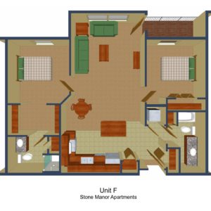 Two Bedroom - Two Bath