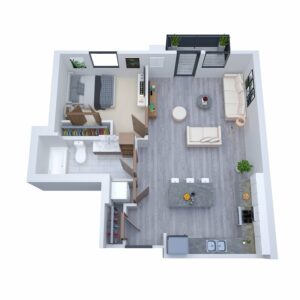 One Bedroom B3